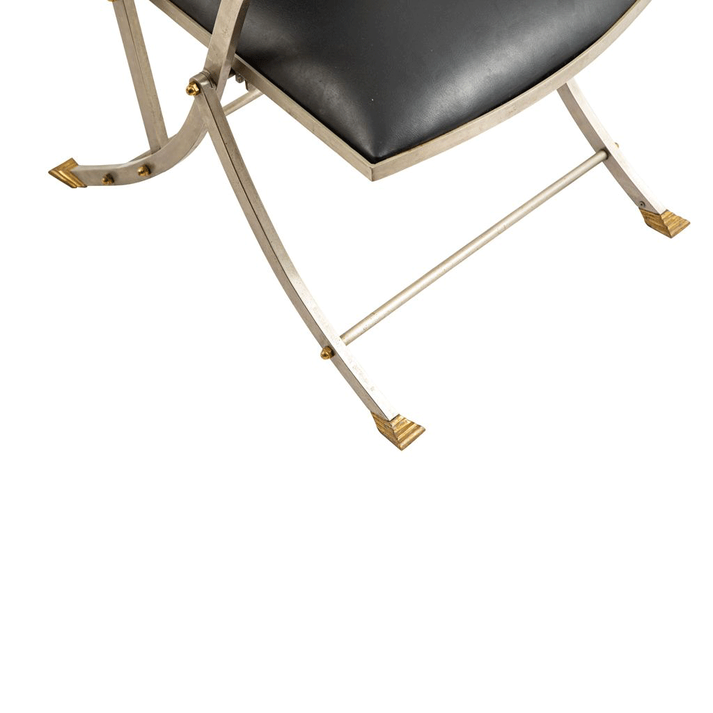 Maison Jansen Folding Campaign Chair