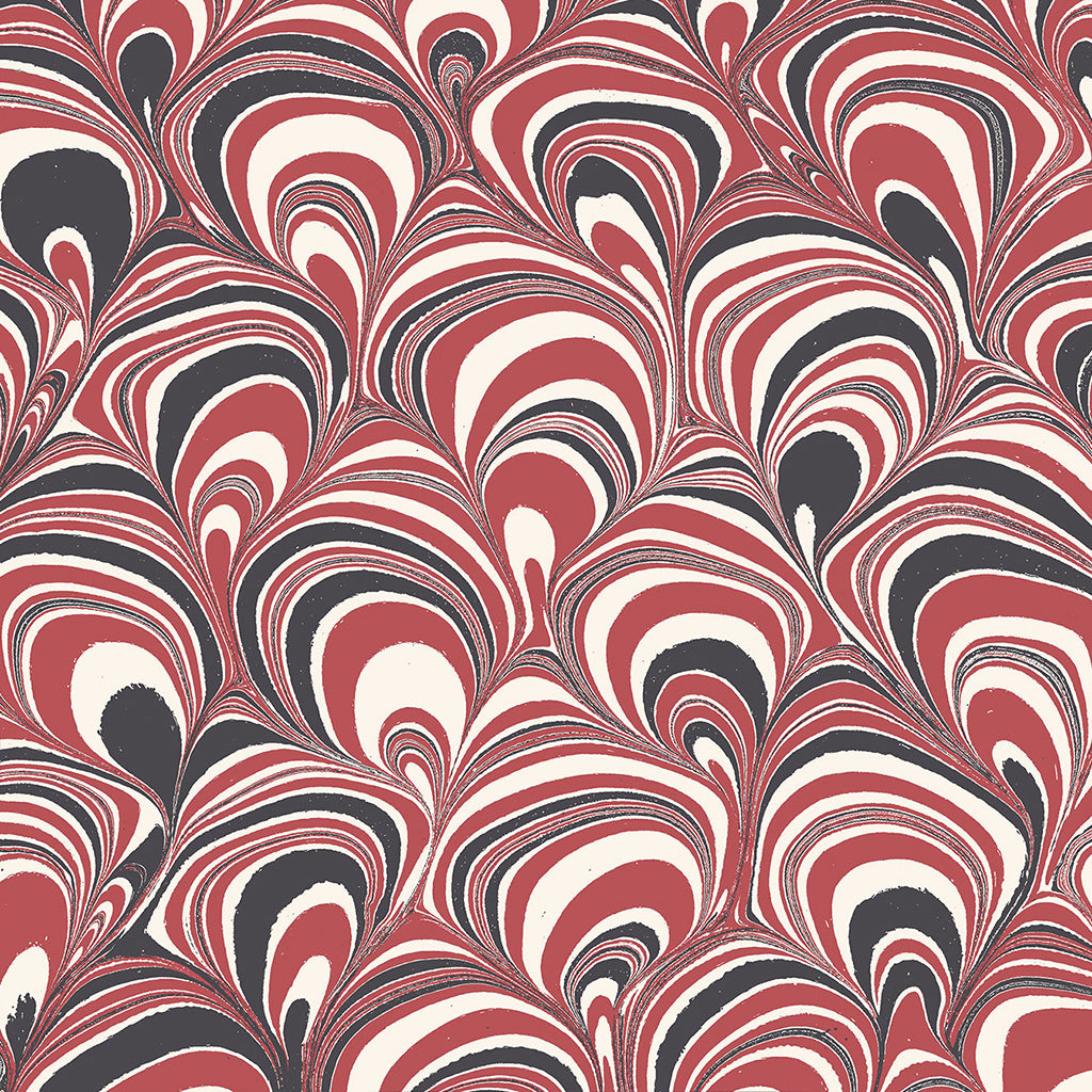 Marmo I - Branca Red (Wallpaper Memo)
