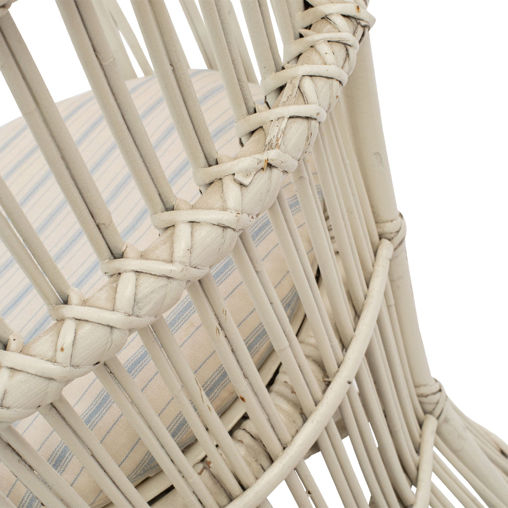 A Pair of Vintage Rattan Armchairs by Bonacina