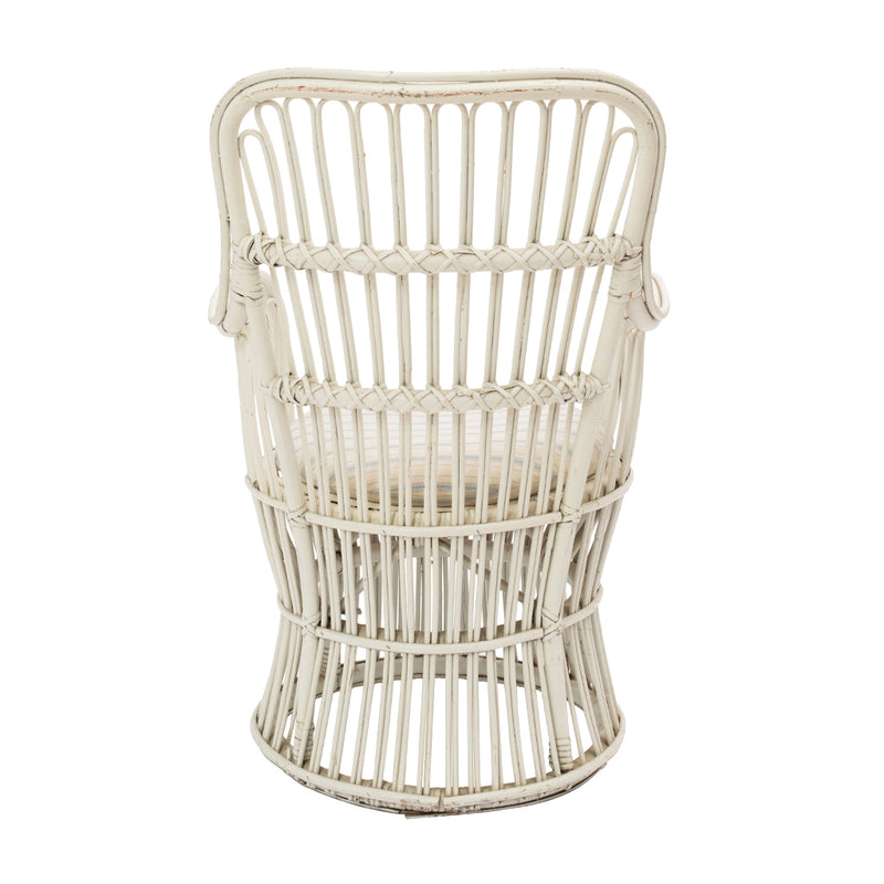 A Pair of Vintage Rattan Armchairs by Bonacina