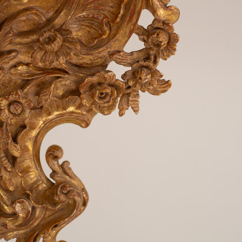 A Pair of Louis XV Style Giltwood Wall Brackets