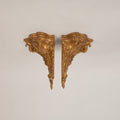 A Pair of Louis XV Style Giltwood Wall Brackets