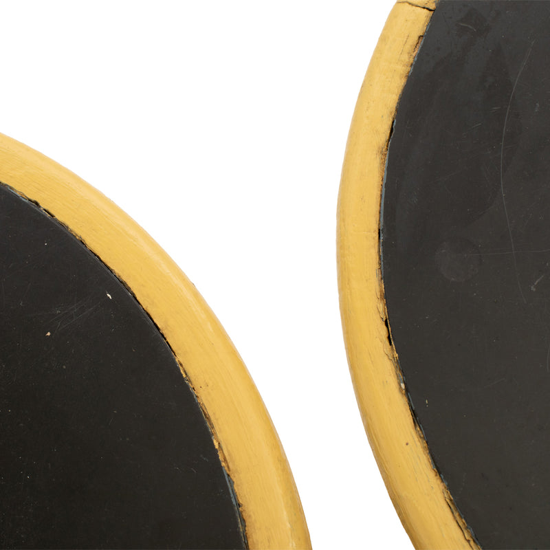 Pair of Jugendstil Slate-Topped Painted Wood Side Tables