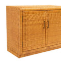 Pair of Rattan Cabinets
