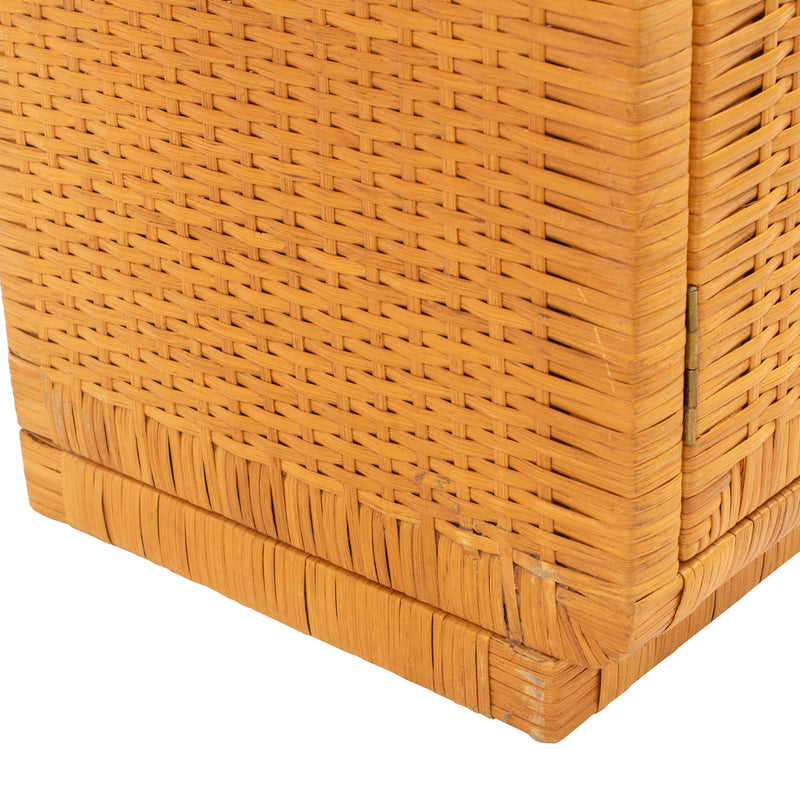 Pair of Rattan Cabinets
