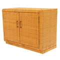 Pair of Rattan Cabinets