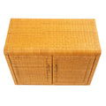 Pair of Rattan Cabinets