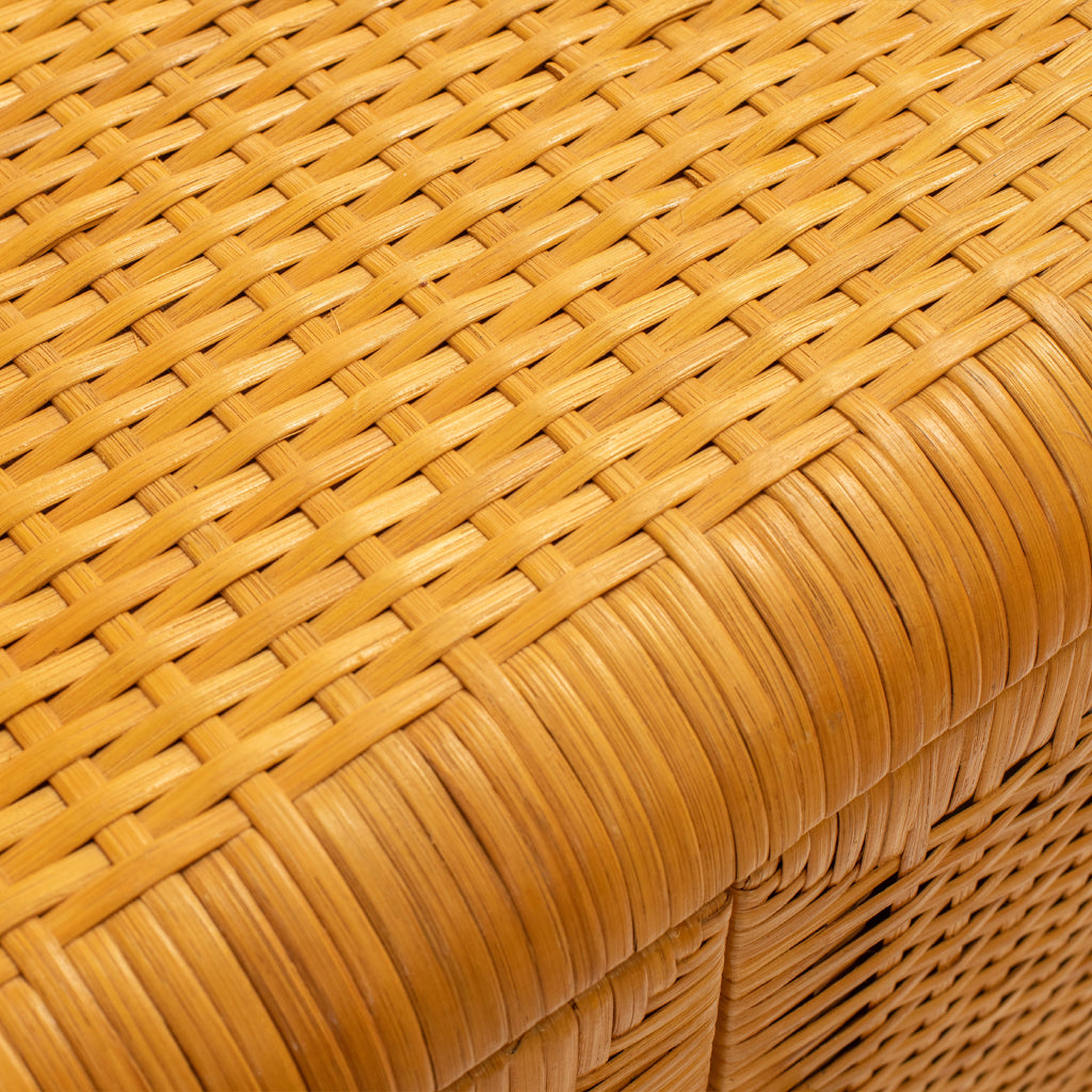 Pair of Rattan Cabinets