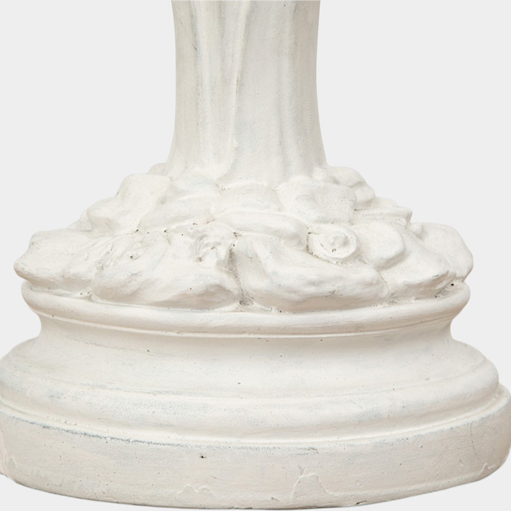 A White Plaster Palm Table Lamp by Sirmos