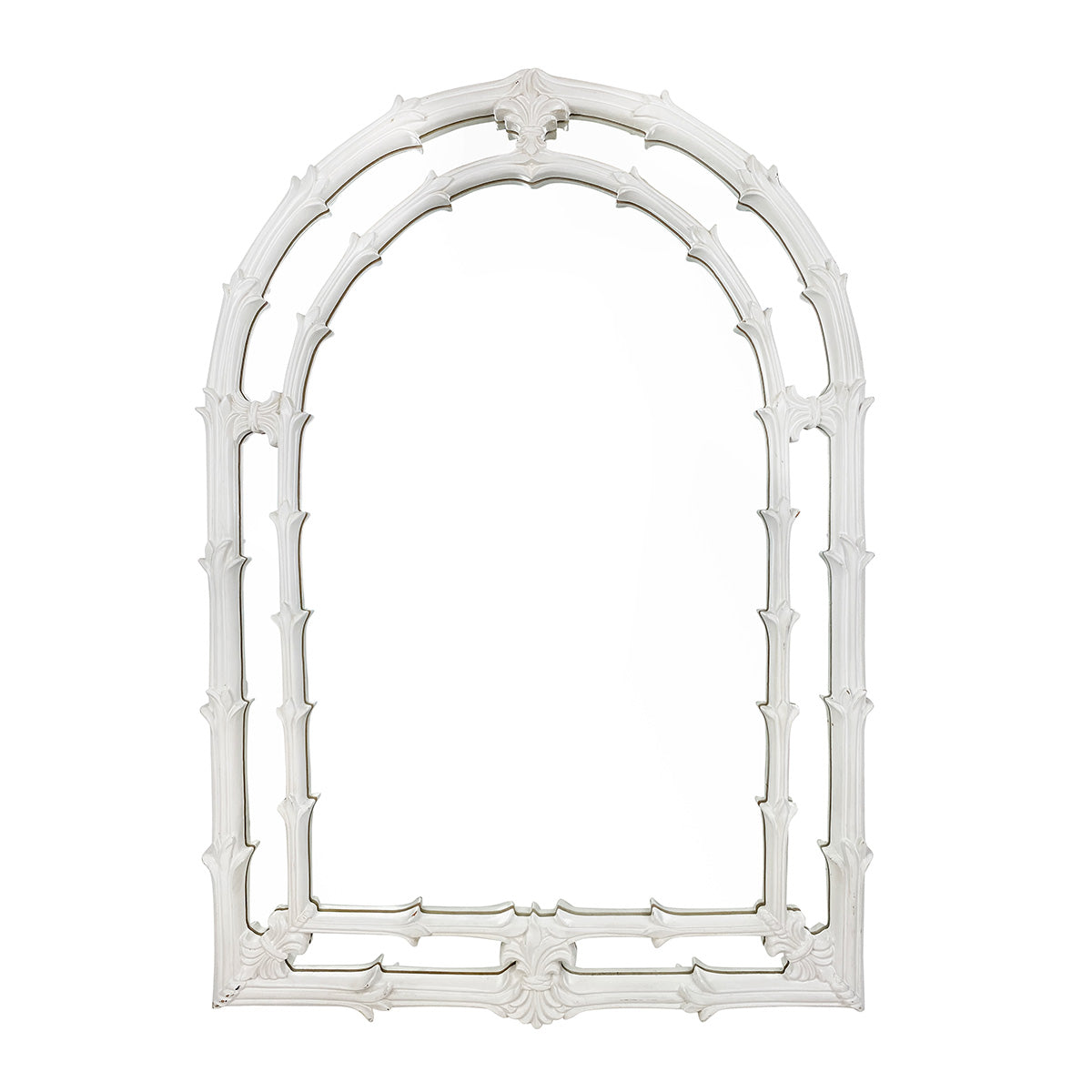 Serge Roche Style Gampel Stoll Console Table and Mirror