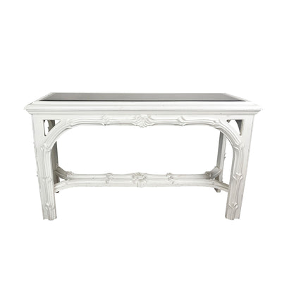 Serge Roche Style Gampel Stoll Console Table and Mirror