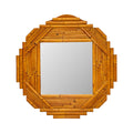 A Stepped Split Reed Mirror in the Style of Vivai del Sud