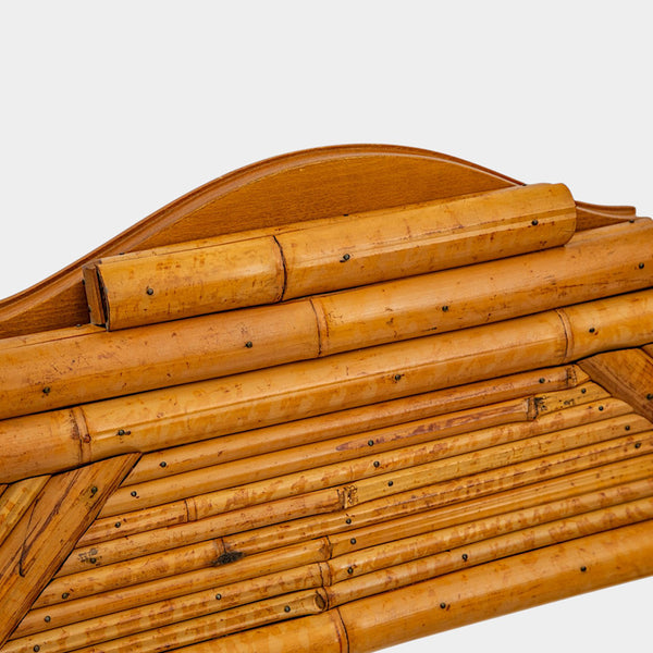 A Stepped Split Reed Mirror in the Style of Vivai del Sud