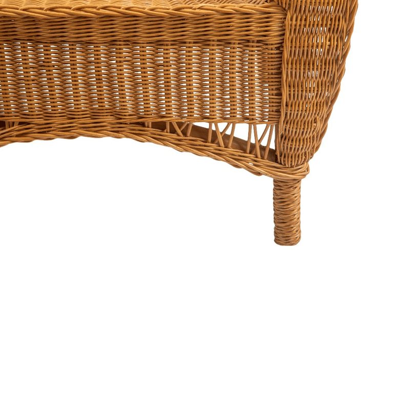 Vintage Bielecky Wicker & Rattan Love Seat