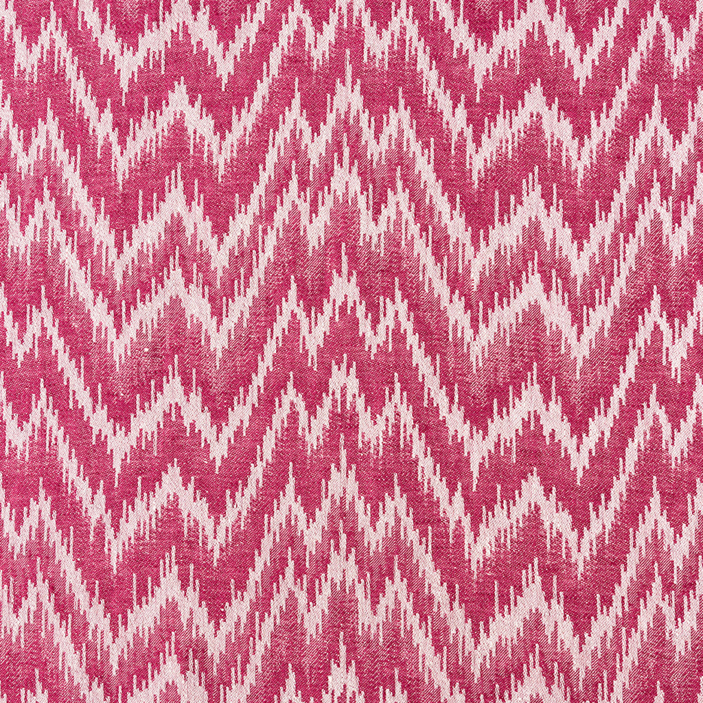 Lino Zig Zag - Cerise (Memo)