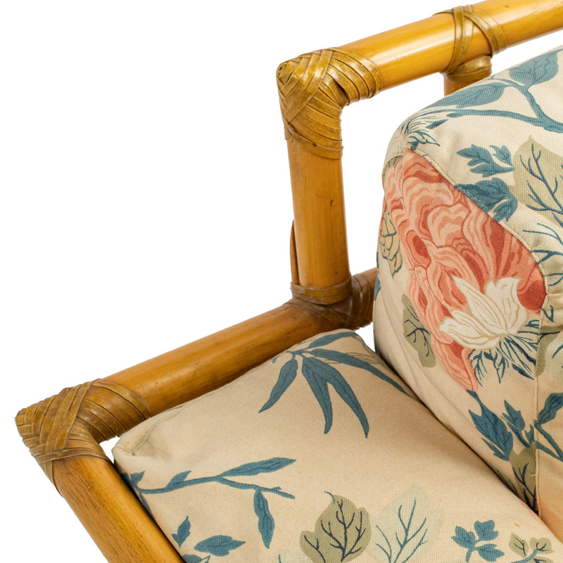 A Pair of Bamboo Armchairs by Gasparucci Italo