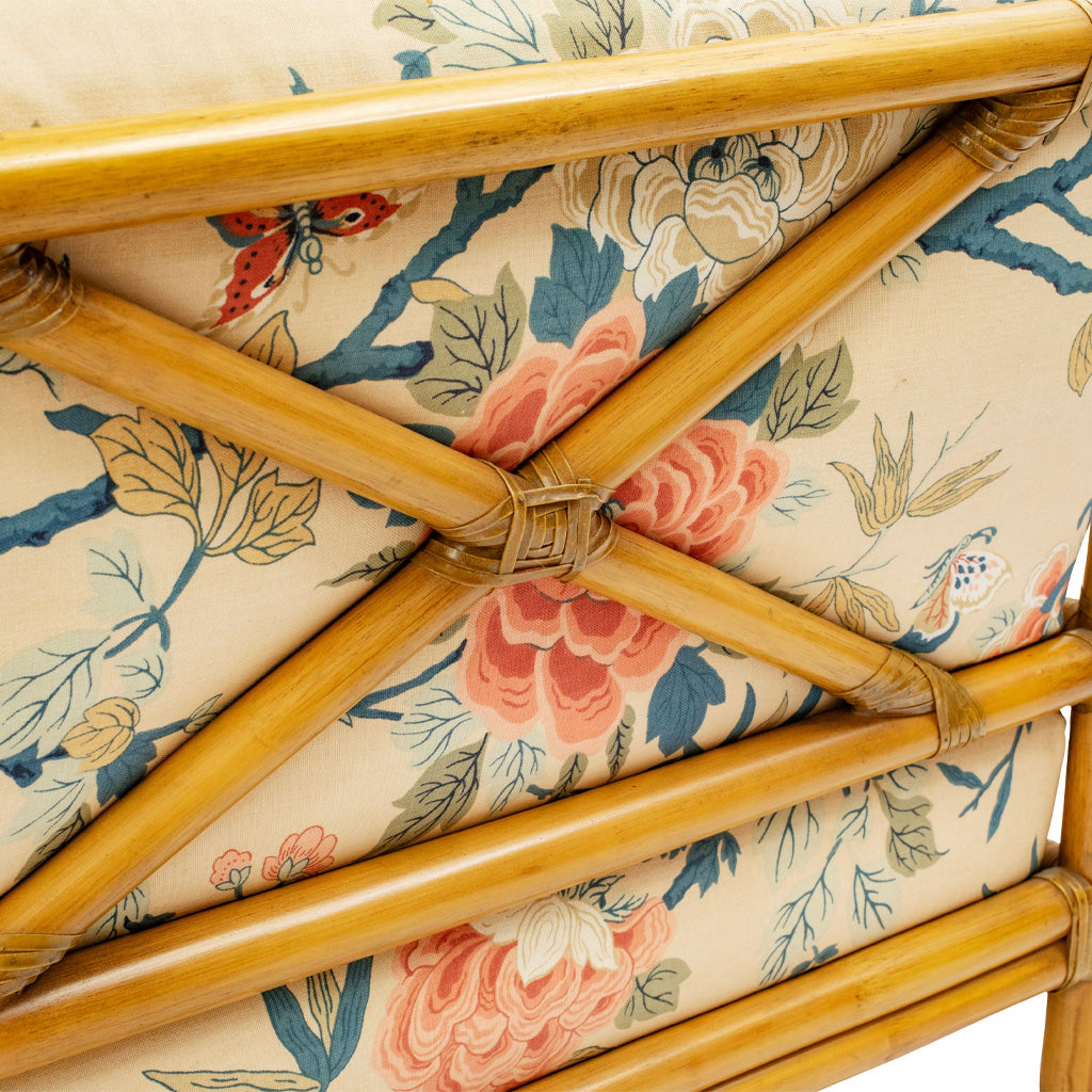 A Pair of Bamboo Armchairs by Gasparucci Italo