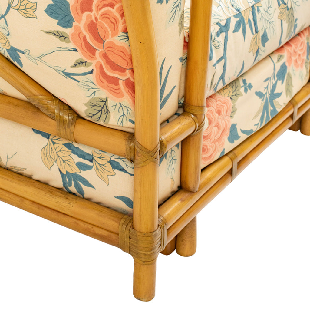 A Pair of Bamboo Armchairs by Gasparucci Italo