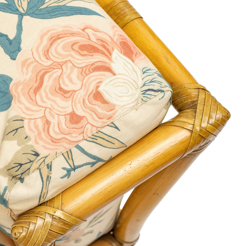 A Pair of Bamboo Armchairs by Gasparucci Italo