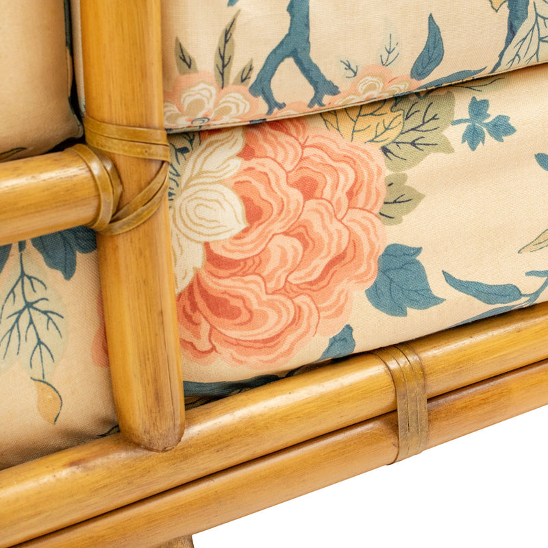 A Pair of Bamboo Armchairs by Gasparucci Italo