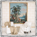 Bamboo Framed Wallpaper Panel by Dufour