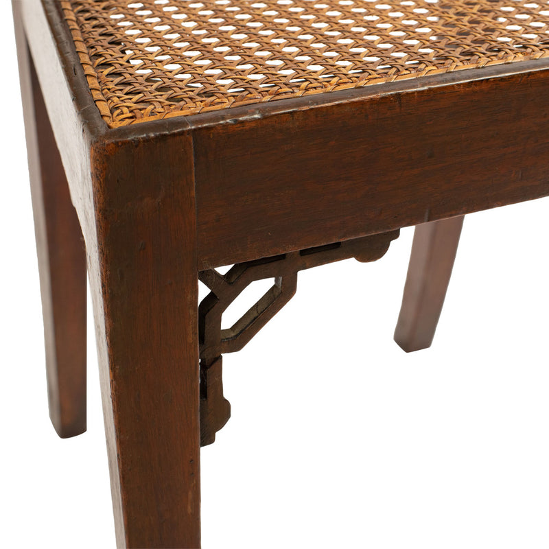 Pair of Chinese Chippendale Style Mahogany Side Chairs