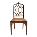Pair of Chinese Chippendale Style Mahogany Side Chairs