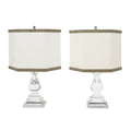 Pair of Acrylic Table Lamps in the Style of Romeo Rega