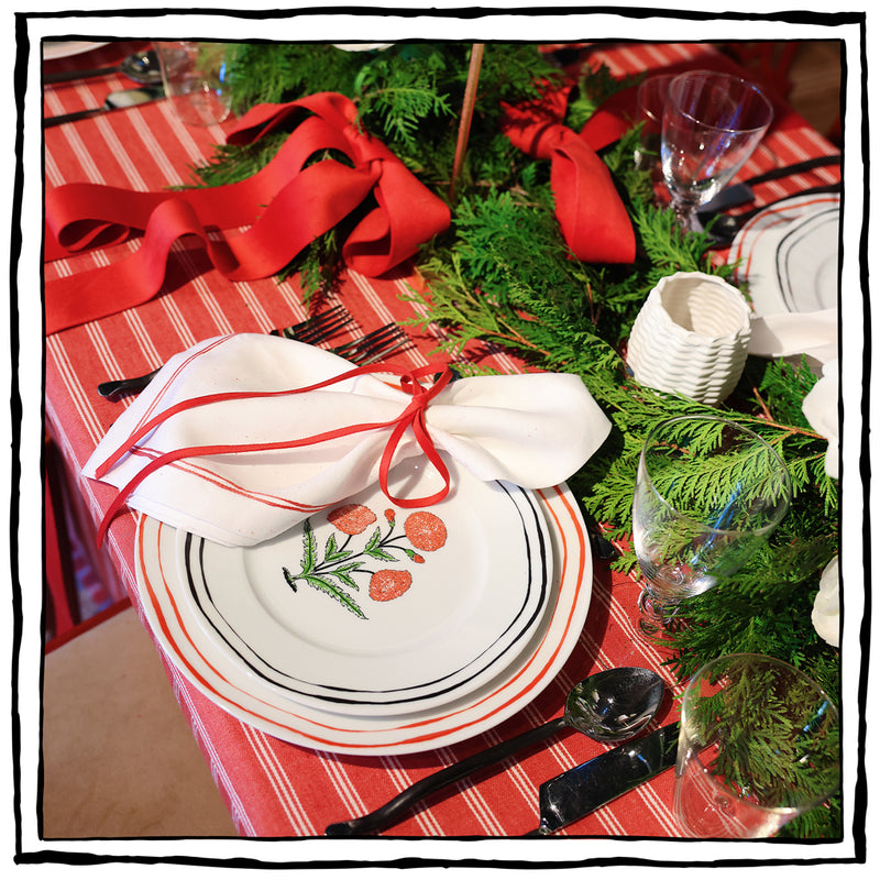 Rigato Porcelain - Coral