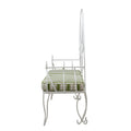 Wrought Iron Nautilus Shell Outdoor Bench