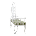 Wrought Iron Nautilus Shell Outdoor Bench