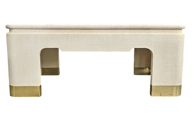 Harrison – Van Horn Coffee Table with Brass Feet