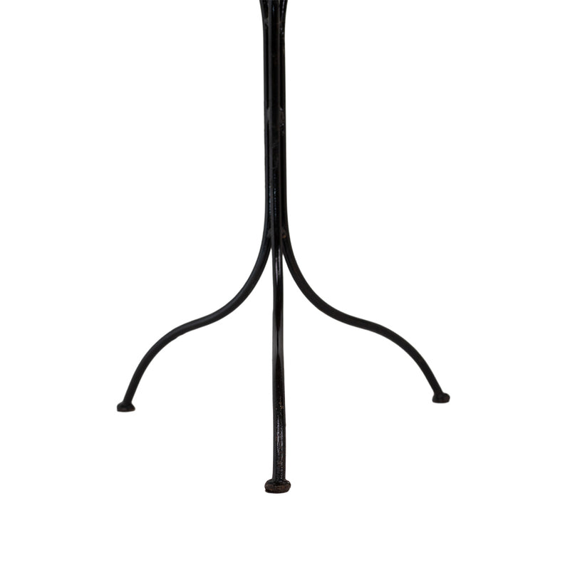Pair of Wrought Iron and Wicker Gueridons