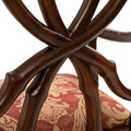 A Pair of Italian Rococo Style Walnut Armchairs