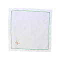Butterfly Rigato Dinner Napkins - Green