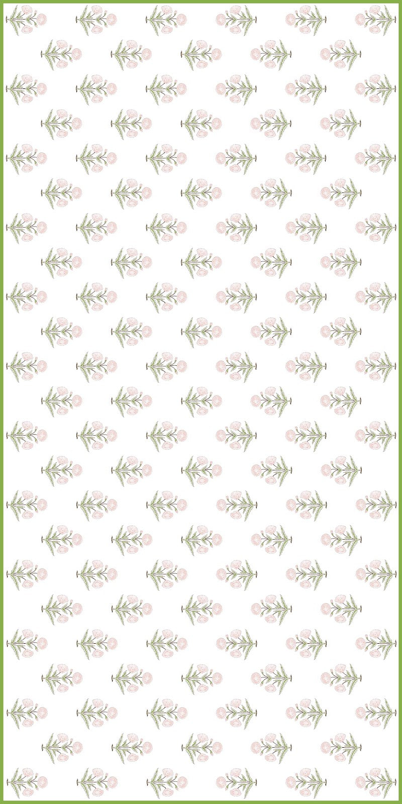 Papavero Blockprint Tablecloth - 60" x 120"