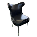 Set of Six Mid-Century Leather Dining Chairs
