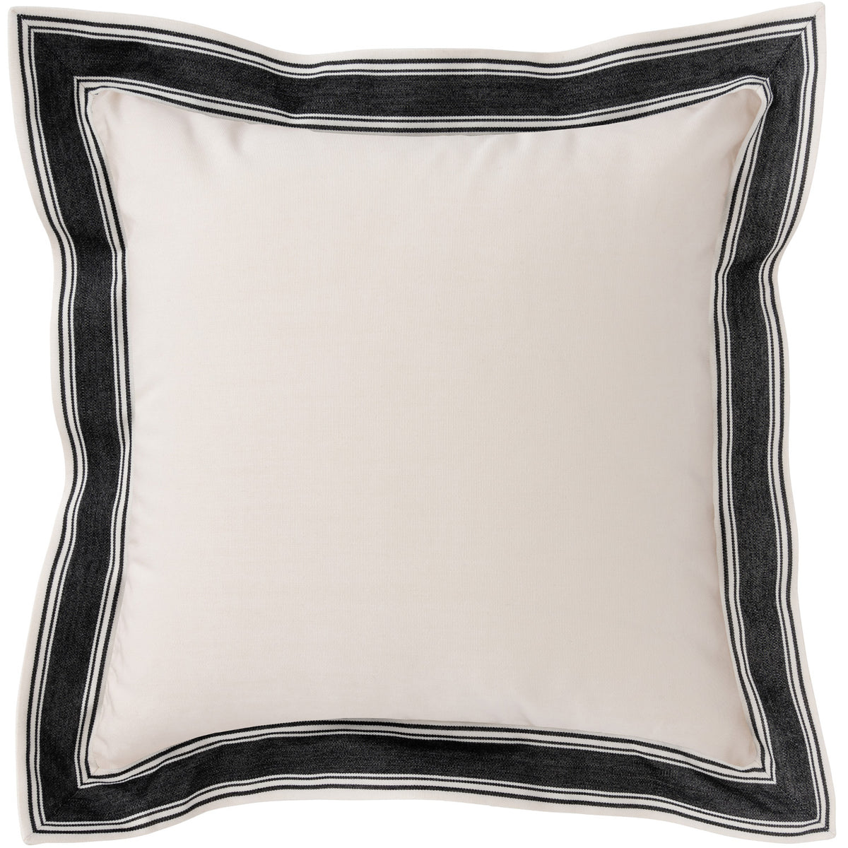 Giardino Pillow with Branca Stripe Flange