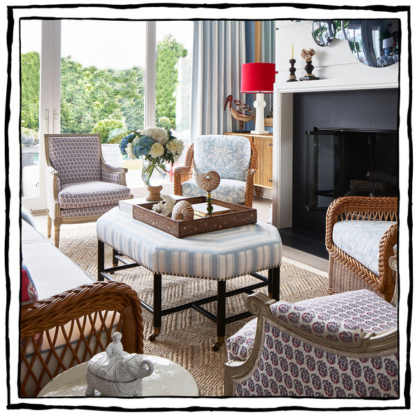 Brighton Octagonal Ottoman