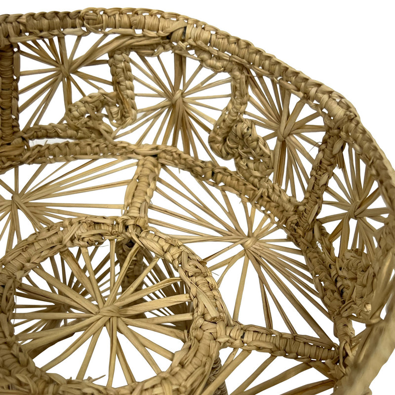 Standing Raffia Hurricane