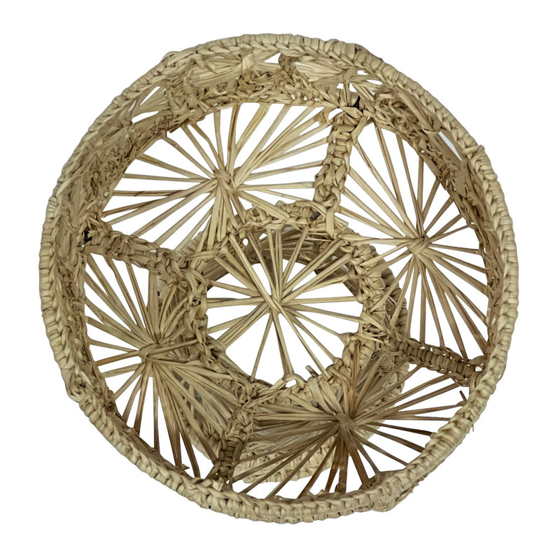 Standing Raffia Hurricane