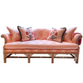 Carved Camelback Chippendale Settee