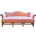 Carved Camelback Chippendale Settee