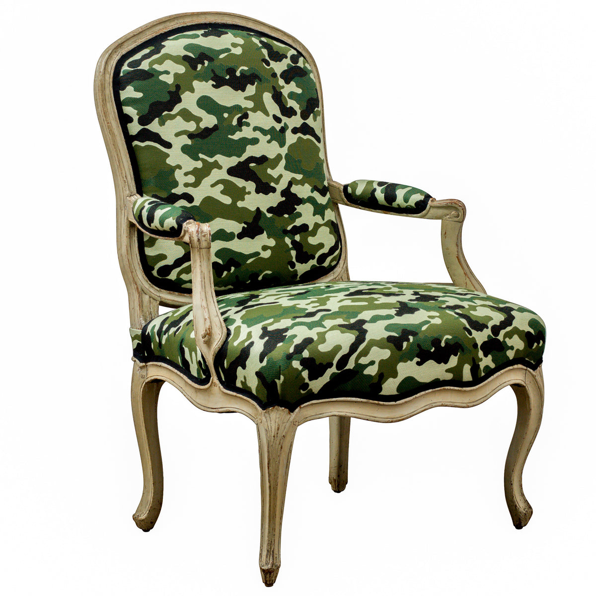 18th Century Fauteuil with Cabriole Legs