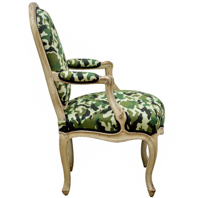 18th Century Fauteuil with Cabriole Legs