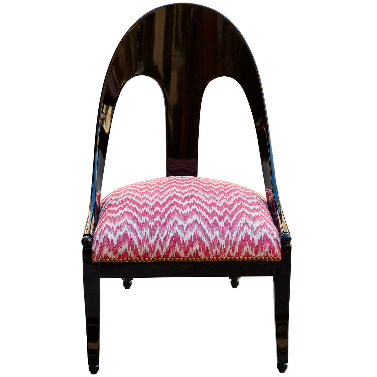 Early 20th Century Lacquered Spoon Back Chair