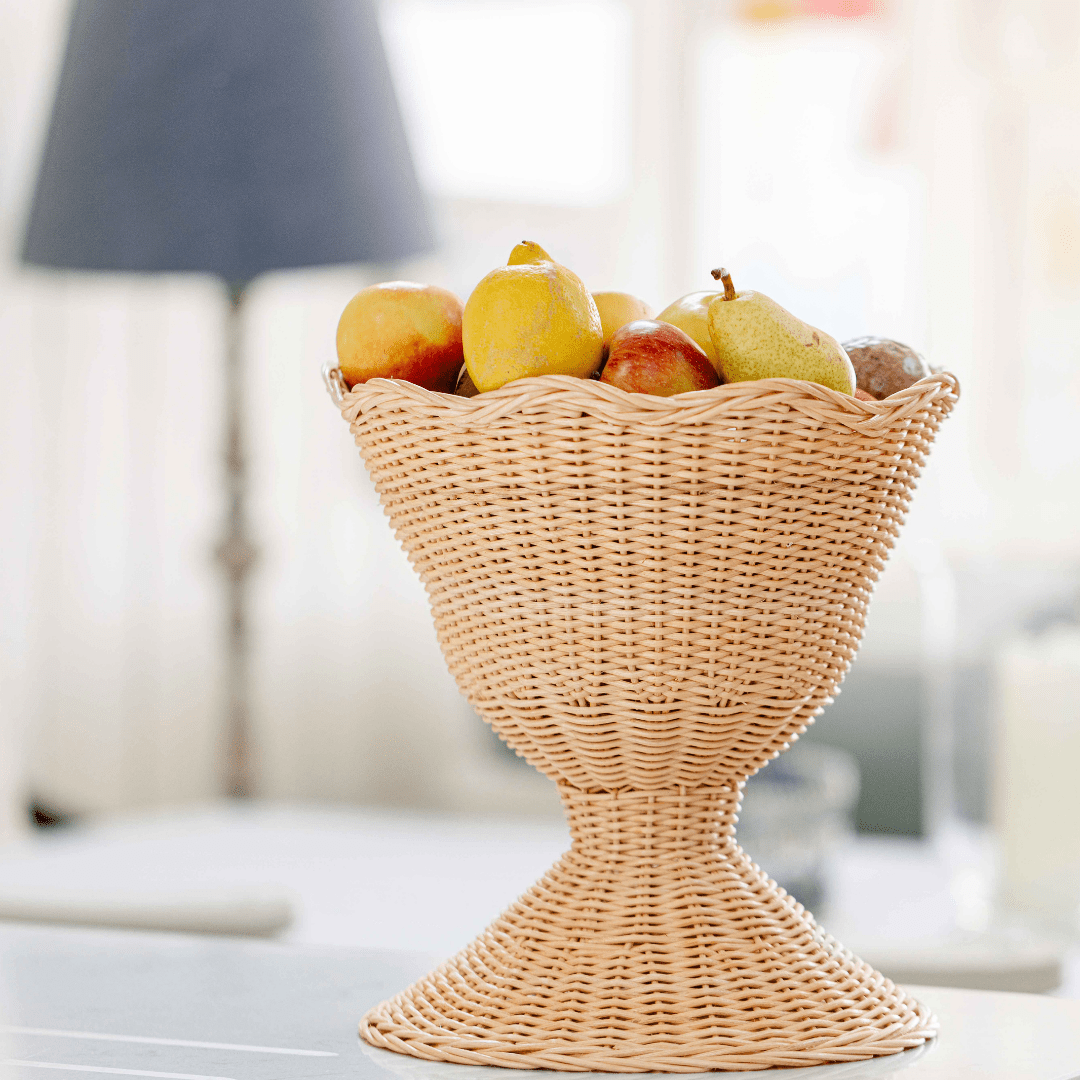 Woven Rattan Fruitbowl