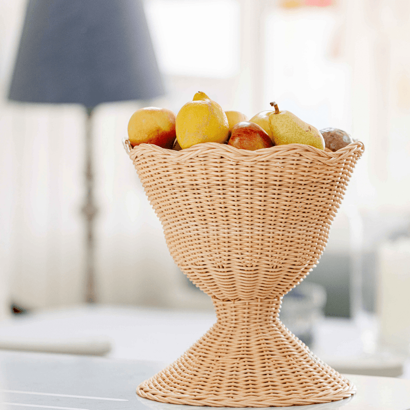 Woven Rattan Fruitbowl