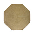 Brighton Octagonal 48"D Ottoman in Raffia Quadri Natural