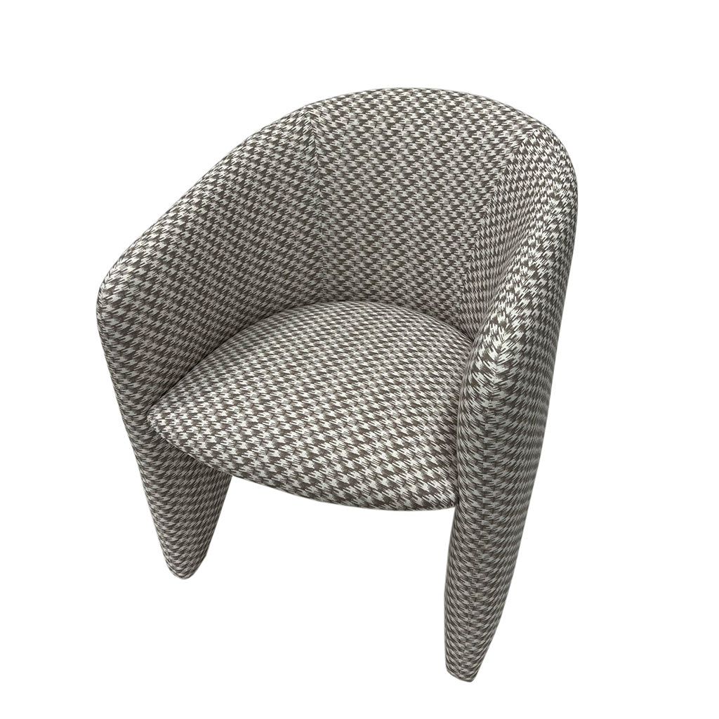 Set of Four Modern Curved Armchairs